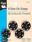 Dritz(R) Sew-On Snaps - Black