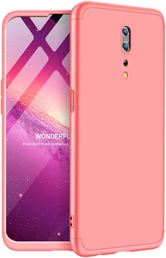 fitmore Compatible with Oppo Reno Z case, Premium TPU Cover Shockproof Protection with Anti-Slip Anti-Scratch Cover (Rose Gold)