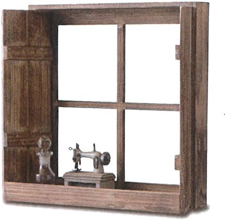Amazon Pl アンティーク調窓枠 Petit Monde ディスプレイウィンドウ ブラウン 置物 オブジェ オンライン通販