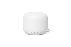 Nest WiFi Point - Wi-Fi Extender and Smart Speaker - Works with Nest WiFi and Google WiFi Home Wi-Fi Systems - Requires Router Sold Separately - Snow