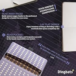 Dingbats - Wildlife Plain Pocket Notebook, Orange