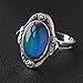 FOECBIR Mother's Day Gifts for Daughter Gift from Mom Mood Ring Can Change The Color And Adjustable The Size Of The Decorations (Retro)