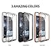 Ringke Fusion Compatible with HTC One A9 Case Crystal Clear PC Back TPU Bumper with Screen Protector Drop Protection, Shock Absorption Technology Attached Dust Cap for HTC One A9 - Rose Gold