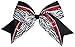 Metallic Rhinestone Jumbo Zebra Print Hair Bow