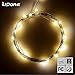 LIDORE LED Fairy Light 20 Warm White String Lights with Timer Battery Operated on 7.5 feet Silver Color Copper Wire