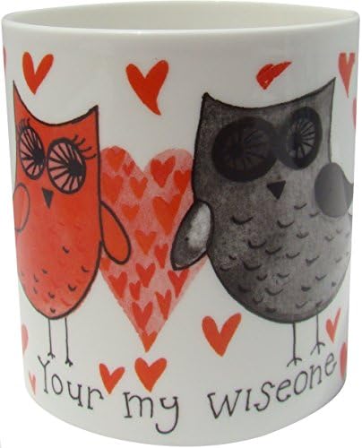 Rose of England Your My Wiseone Owls In Love Mug