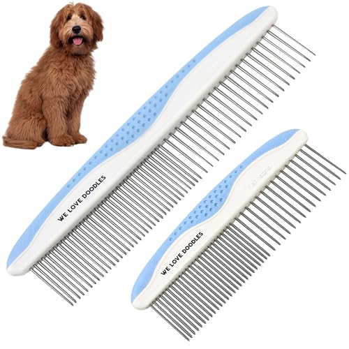 We Love Doodles Metal Dog Comb