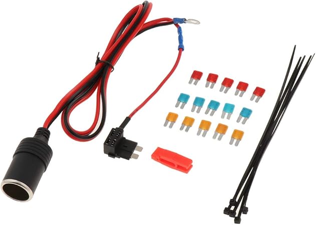 Amazon 車平型ヒューズホルダー 配線追加 電源取り出し 低背 Atmすぐ使える ヒューズ付き ミニ ヒューズ 車 バイク