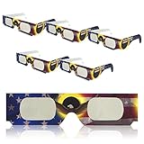 Solar Eclipse Glasses | ISO Certified | Safe for Direct Sun Viewing | Eye Filters | Made in the USA | 5 Pack | by Sol Specs