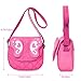 Zicac Butterfly Crossbody Bag Cute Purse with Zipper Pull Little Girls Purses (Pink)