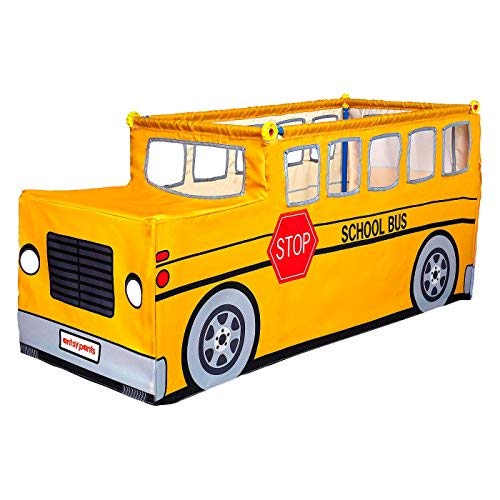 Antsy Pants School Bus Kit | Active, Imagination, Build & Play | Poles, Connectors, and Cover | Fun for Kids & Parents