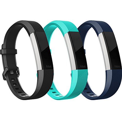 Fitbit Alta HR Bands-Fitbit Alta Band-Pack of 3(Black,Navy Blue,Teal)Small,RedTaro Adjustable Replacement Accessory Bands/Straps for Fitbit Alta HR/Fitbit Alta for Women/Men(no Fitbit Fitness Tracker)