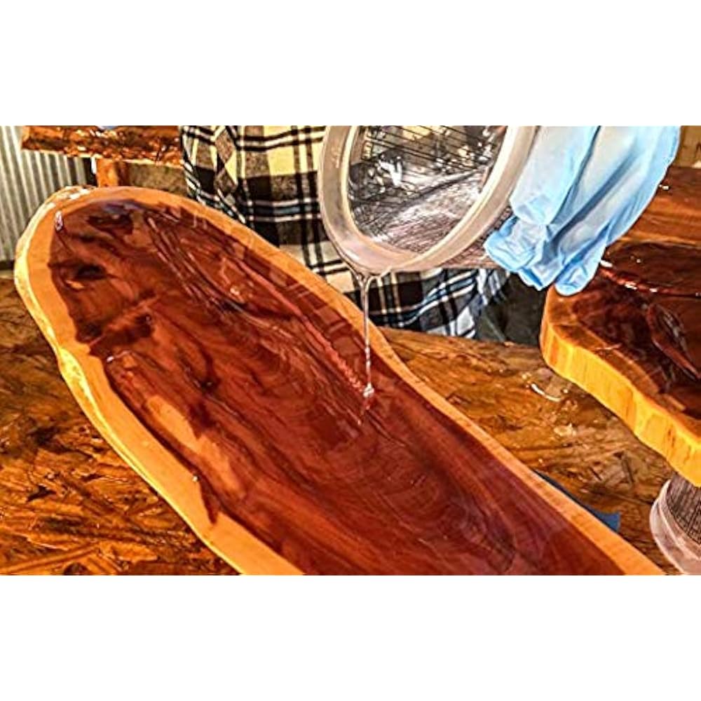 2 Gallon Table Top Bar Epoxy Resin Ultra Clear Finish Self