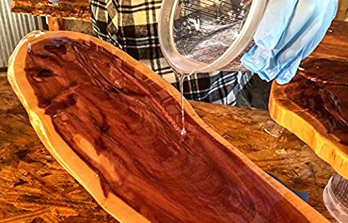2 Gallon Table Top & Bar Top Epoxy Resin, Ultra Clear Finish, Self Leveling, Perfect for DIY Epoxy Counter Tops, Tabletops & Bars
