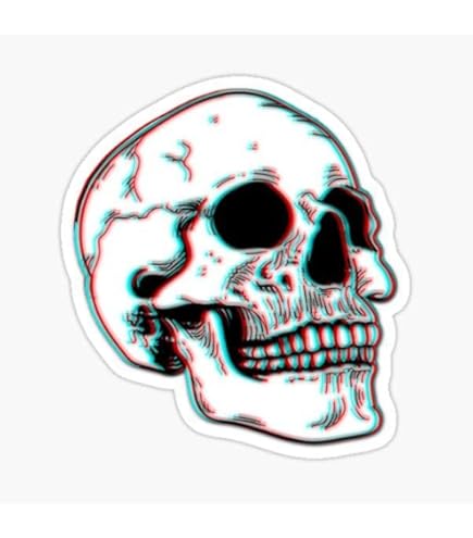 thumbnail image 2 of Endangered Brand 'Angry Fish On Bone' Skull Decal – Vinyl Sticker For Boat, Car, Or Window 2 of 3