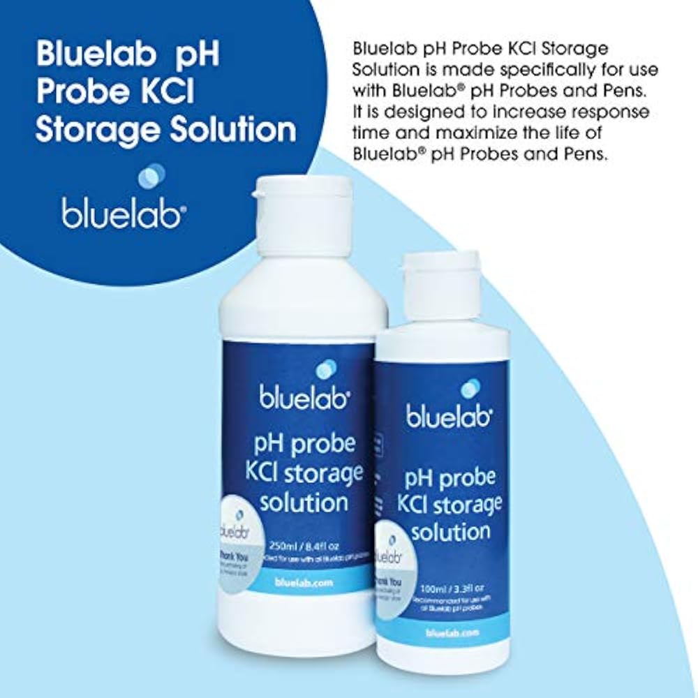 Bluelab pH Probe KCl Storage Store Solution 100ml ML Testers Lab
