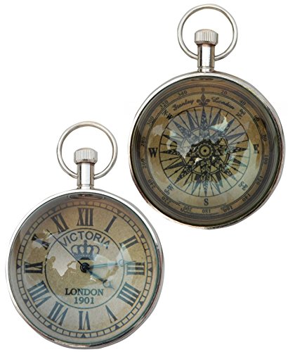 Maritime Desk Clock Brass Nautical Collectible Item Home/Office Decorative