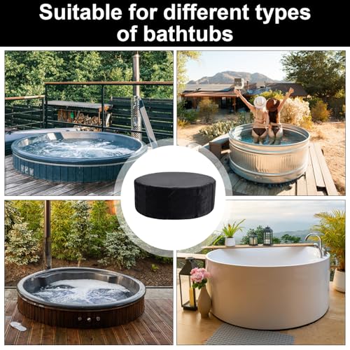 Round Hot Tub Blanket 190 x 70 CM-420D UV Resistant and Waterproof Full Coverage for Outdoor Hot Tub 4 Seater (Portable)