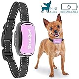 Small Dog Bark Collar For Tiny To Medium Dogs by GoodBoy Rechargeable And Waterproof Vibrating Anti Bark Training Device That Is Smallest & Most Safe On Amazon - No Shock No Spiky Prongs! ( 6+ lbs )