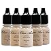 Glam Air Airbrush Water-based Foundation Makeup in 5 Assorted Light Matte Shades (for Normal To oily Light/Fair skin)