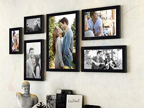 Painting Mantra Art Street - Triumphet Set Of 6 Individual Photo Frames/ Wall Hanging (Mix Size -10X12, 6X10, 6X8, 4X6