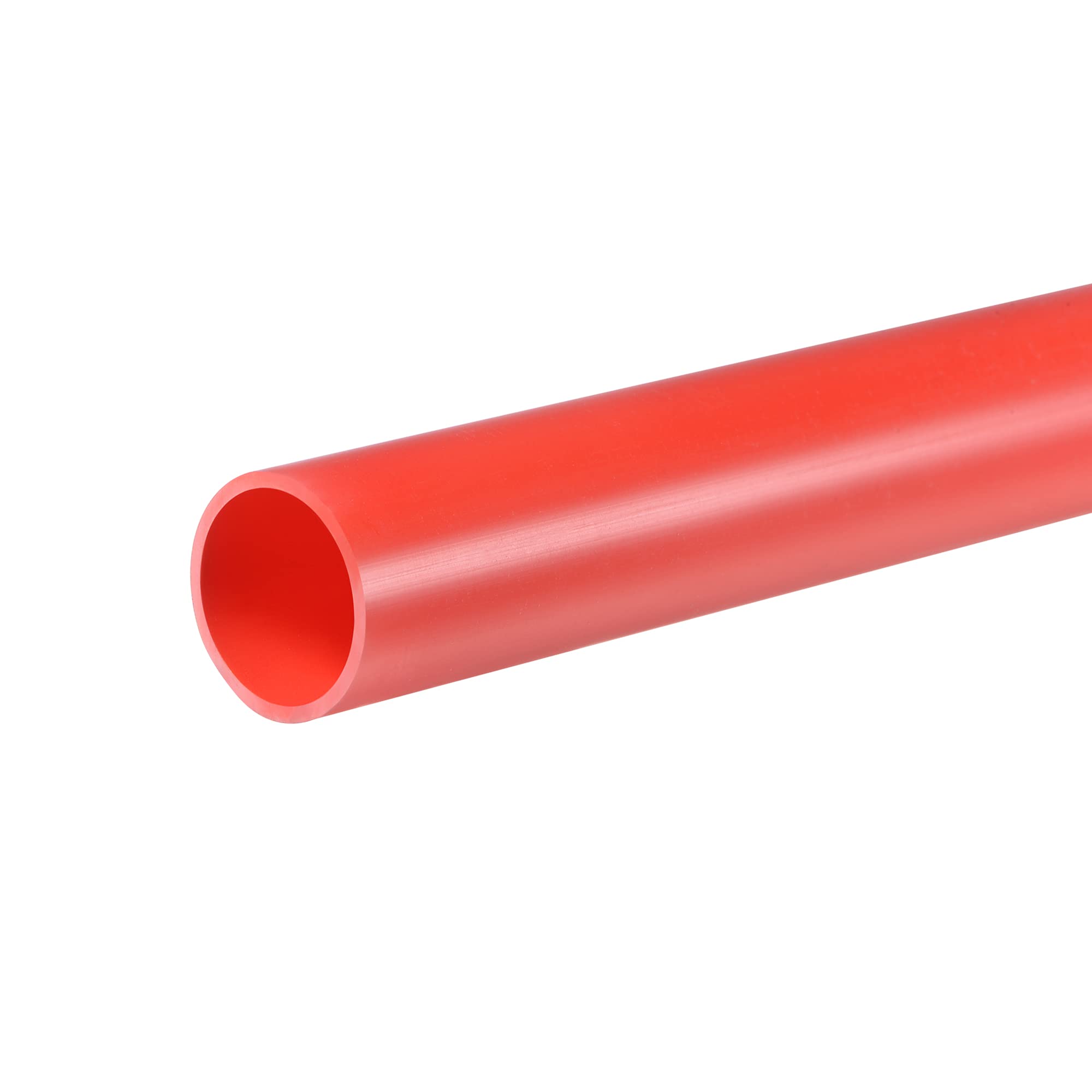 sourcing map PVC Pipe 14mm ID 16mm OD 0.5m Red High Hardness for Furniture,Water Drain Pipe,Electrical Cable Sleeve