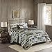 Woolrich Reversible Quilt Cabin Lifestyle Design - All Season, Breathable Coverlet Bedspread Bedding Set, Matching Shams, Oversized King/Cal King, Twin Falls Bear Brown/Blue 4 Piece