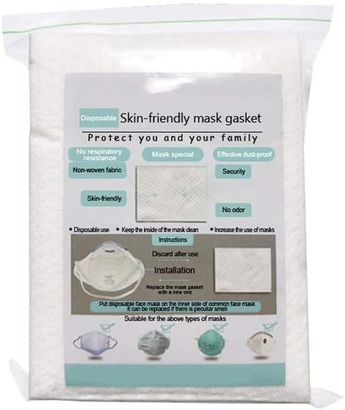 Samseed Disposable Mask Filter Pad Anti Dust Non-Woven Filter Cartridge for Face Masks
