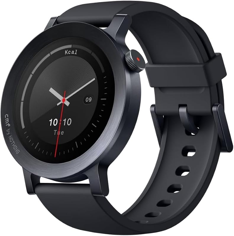 Watch 3 Pro – Reloj Inteligente con Pantalla AMOLED 1,43", 13 Días de Batería, GPS de Doble Banda, Llamadas Bluetooth con IA, Control de Ritmo Cardíaco y Sueño – Gris Oscuro