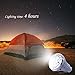 LightMe Multi-Functional Dimmable Solar Bulb Light, Portable Solar Powered Brightness 20 LED Lamp with Remote Controller for Outdoor Hiking Fishing Camping Tent (White- 20LED-2Pack)