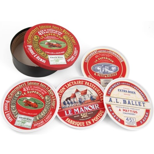 Bia Cordon Bleu Plates. BIA Cordon Bleu Assorted Cheese Plates, Set of