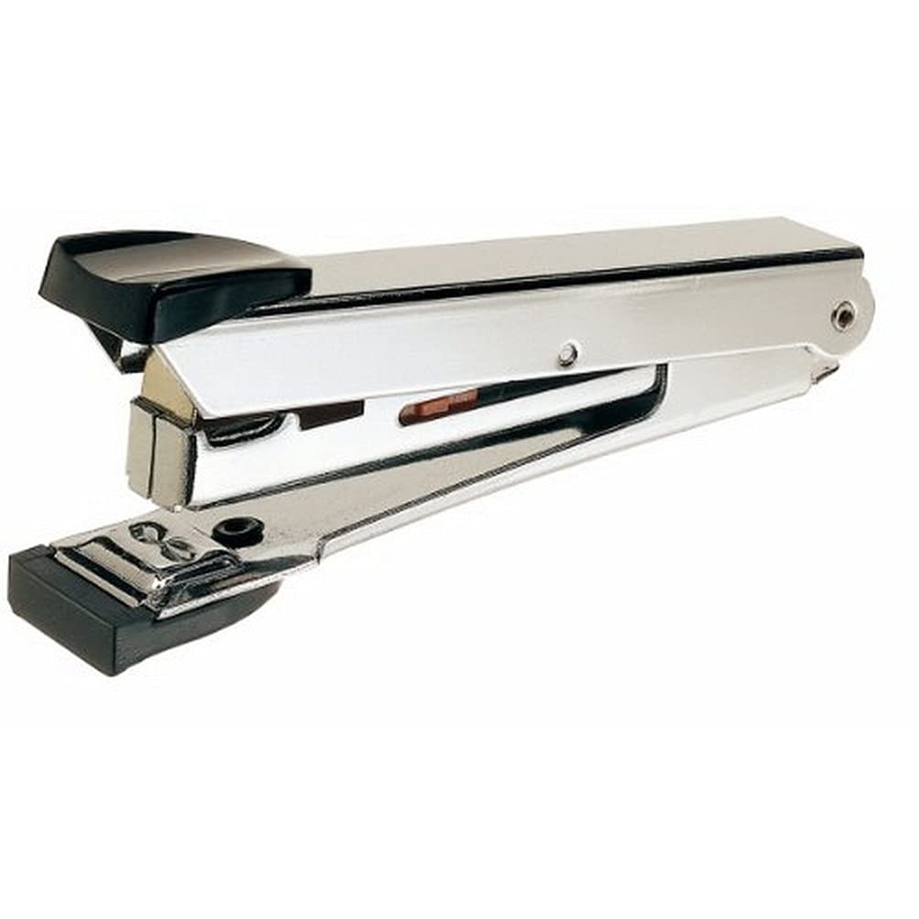 Rapid TEN12 Mini Stapler, 10 Sheet Capacity, Staples Included, Compact Design, Metal, Silver/Black, 20710112
