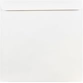 JAM PAPER 9 x 9 Square Invitation Envelopes - White - 25/Pack