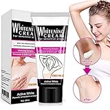 Whitening Creams, Body Creams for Sensitive Areas,Skin Whitening Cream, Natural Whitening Deodorant Cream for Dark Skin, Armpit, Elbow, Body, Neck, Underarm Repair Whitening Cream for Women Beauty