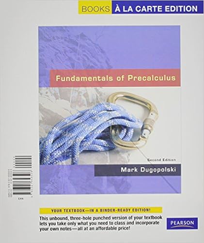 Fundamentals Of Precalculus Books A La Carte Edtion Plus - 