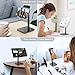 Cell Phone Stand Holder, Multi-Angle Adjustable Smart Phone Desk Stand Dock, Compatible with iPhone, Samsung Galaxy and All Android Phone Up to 10.5 Inch