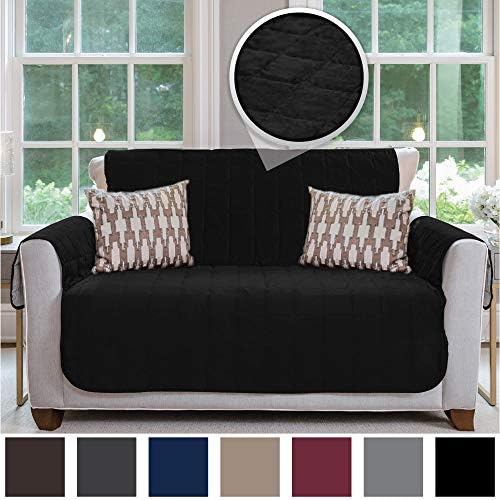 Gorilla Grip Original Velvet Slip Resistant Luxury Loveseat Slipcover
