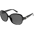 EFE Classic Oversized Polarized Sunglasses for Women Composite TR90 Frame UV 400 Protection Fashion Retro Eyewear