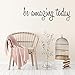 Be Amazing Today Quote Mirror Decal Quotes Vinyl Wall Decals Inspriational Motivational Walls Stickers Waterproof Removable Home Decor (Be Amazing Today)