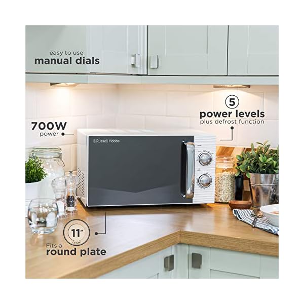 Russell Hobbs RHM1731 INSPIRE White 17 Litre Manual Microwave