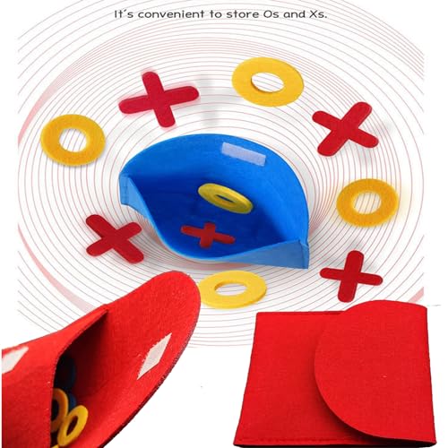 Tic Tac Toe Mini Board Game Toy and Family,Birthday Party Favors,Goody Bag,Fun Indoor Game Night Activity, Gifts, Easy to Store(Bulk Pack of 12)