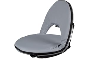 STANSPORT - Go Anywhere Multi-fold Comfy Padded Floor Chair with Back Support (Gray),20.5" L x 21.5" W x 17" H