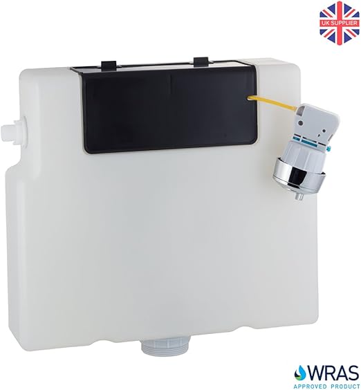 SLIMLINE In Wall Concealed Dual Flush Toilet Cistern 6L Front & Top ...