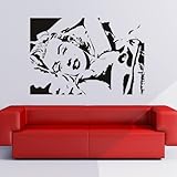 Giant Marilyn Monroe Graphic Wall Decal Christmas Decor Home Vinyl Sticker Mural Black- 33