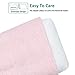 Zenssia Organic Cotton Toddler Pillowcase/Travel Pillowcase Pack of 2 Set 13x18 Inches with Envelope Closure - Soft & Breathable Baby Pillow Case Cover Solid Pink