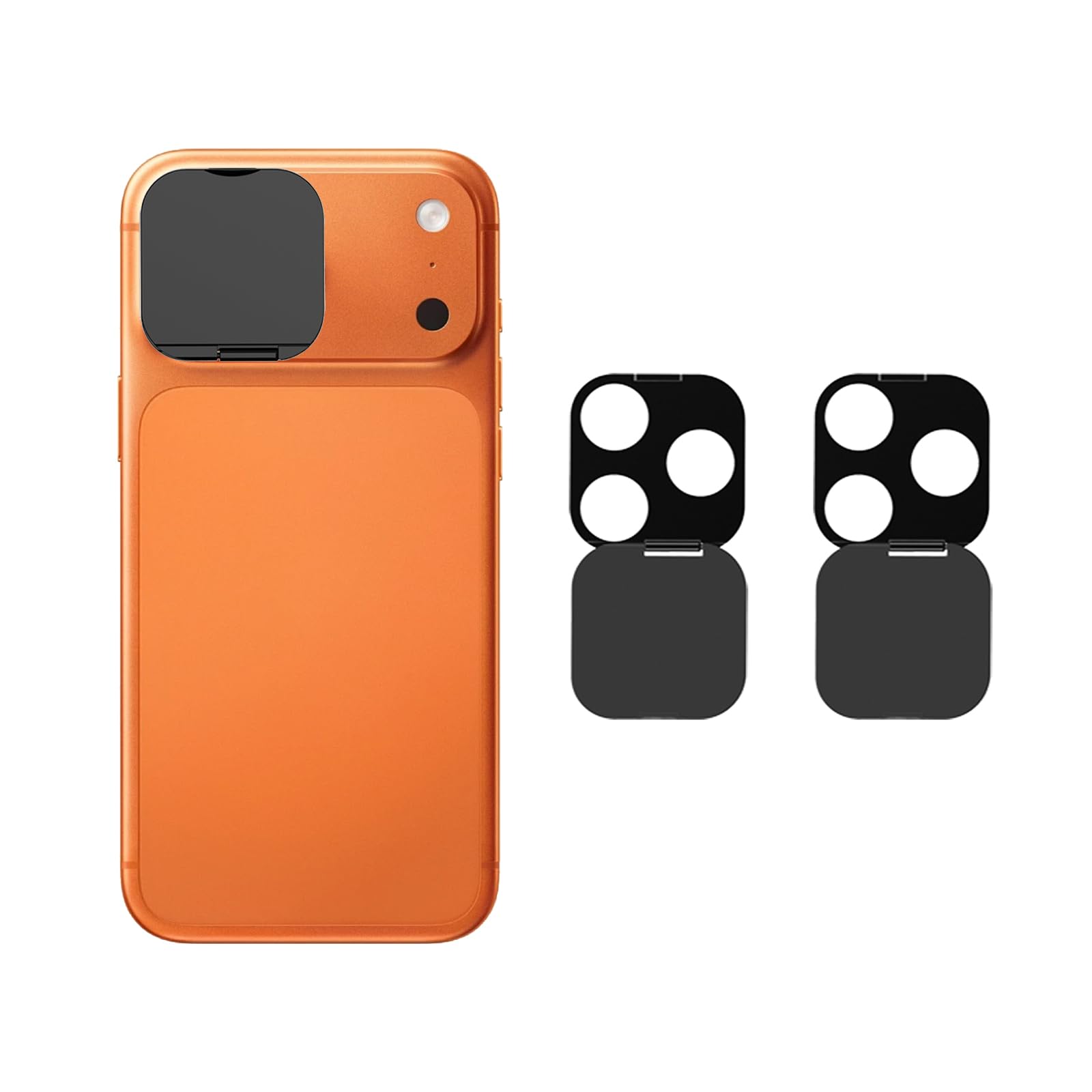 EYSOFT Camera Lens Cover Compatible for iPhone 17 Pro/ 17 Pro Max,Camera Lens Protector to Protect Privacy and Security,Strong Adhesive Black-2 Pack