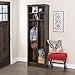 Prepac Space-Saving Entryway Hall Tree, 13Lx23.5Wx72.5H, Espresso