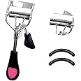 Dr.Pedi Eyelash Curlers with Comb Professional Makeup Tool with Eyelash Curler Refills Pads Pinch