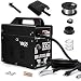Goplus MIG 130 Welder AC Flux Core Wire Automatic Feed Welder Welding Machine w/Free Mask Commercial (Black) primary