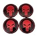 4pcs 56.5mm Skull Logo Car Hubcaps Wheel Sticker Covers Rims Emblem Center Cap Car Styling For Audi